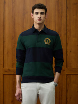 U.S. POLO ASSN. - Men Multi-Color Colorblock Polo T-Shirt