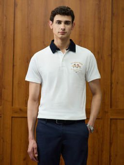 U.S. POLO ASSN. - Men White Polo T-Shirt