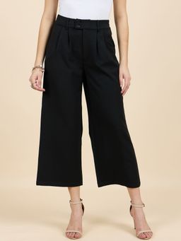 Gipsy - Women Black Regular Fit Cotton Pants