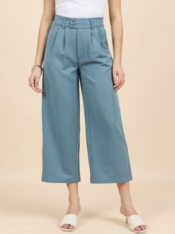 Gipsy - Women Blue Regular Fit Cotton Pants