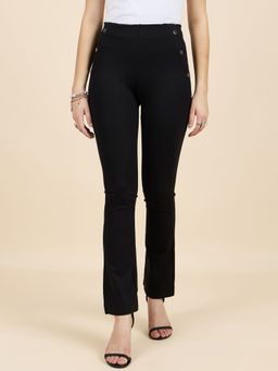 Gipsy - Women Black Regular Fit Nr Knit Pants