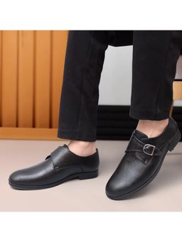 ALCAZO - Men Black Monk Straps