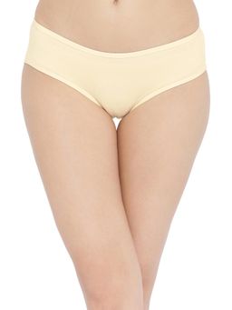 Clovia - Mid Waist Hipster Panty In Beige Cotton