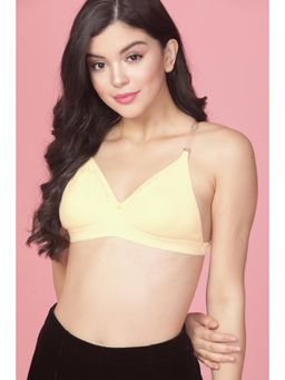 Clovia - Cotton Rich Powerpuff Print Top In Beige