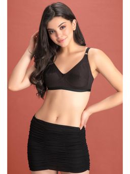 Clovia - Cotton Rich Solid Non-Padded Full Cup Wire Free Everyday Bra - Coral