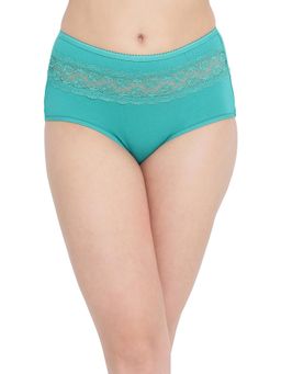 Clovia - Cotton Spandex High waist Outer elastic Hipster Panty