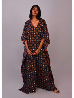 Azurina - Sun Kaftan - Midnight Marigold