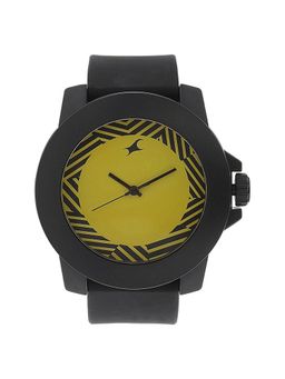 Fastrack - NG38021PP07CJ Yellow Dial Analog Watch for Unisex