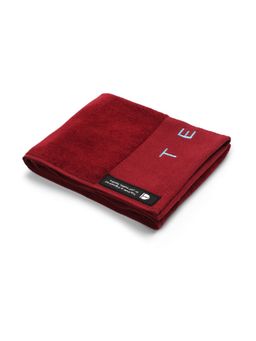 Tego - Red Cotton Solid Unisex Towel