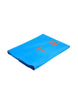 Tego - Blue Polyester Solid Unisex Towel