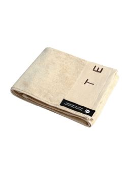 Tego - Beige Cotton Solid Unisex Towel