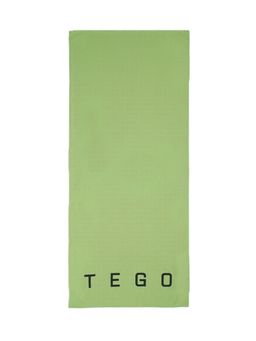 Tego - Green Polyester Solid Unisex Towel