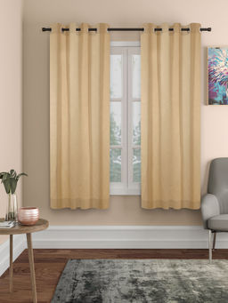 Rosara Home - ROSARAHOME Gold Solid Blackout Curtains