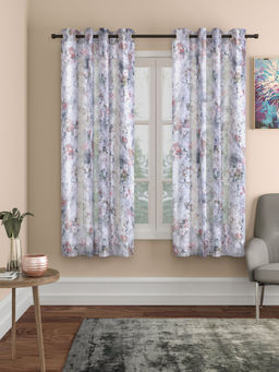 Rosara Home - ROSARAHOME Floral Sheer Curtains