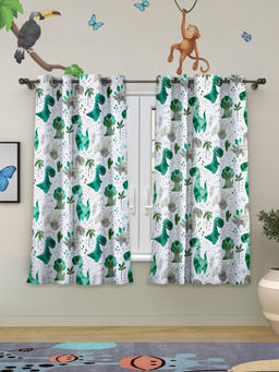 Rosara Home - ROSARAHOME Multi-Color Animal Regular Curtains