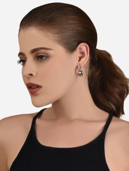 Lilly & Sparkle - Multi-Color Contemporary Studs Earrings