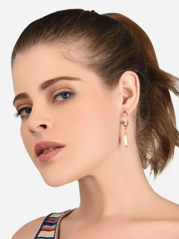 Lilly & Sparkle - Multi-Color Contemporary Studs & Hoops Earrings Set of 9