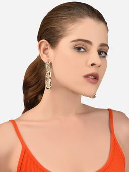 Lilly & Sparkle - Gold-Plated Contemporary Drop Earrings
