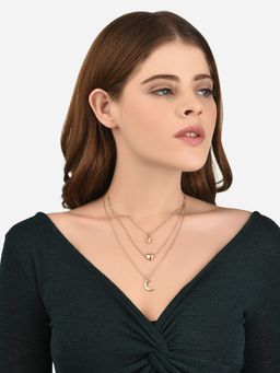 Lilly & Sparkle - Gold-Plated Layered Necklace