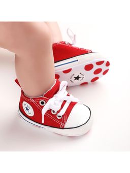SYKON - Baby Lace-Up Sneakers with Synthetic Fibre Up