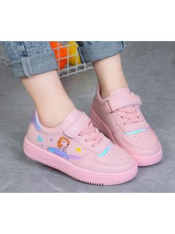 SYKON - Girls Round Toe Velcro-Fastening Sneakers