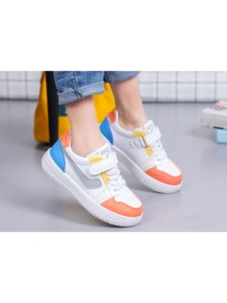 SYKON - Girls Round Toe Velcro-Fastening Shoes