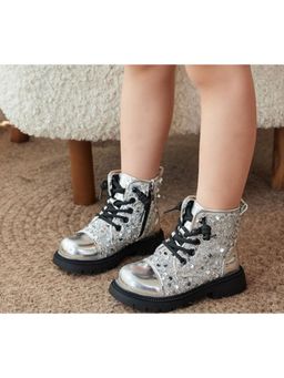 SYKON - Girls Sneakers with Synthetic Upper