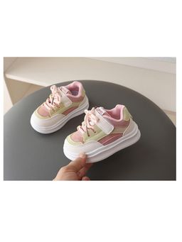 SYKON - Girls Low-Top Flat Sneakers with Velcro Fastening