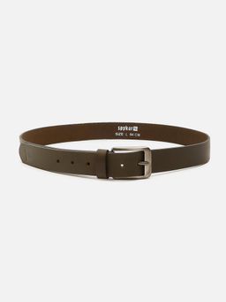 Spykar - Men Leather Olive Belt