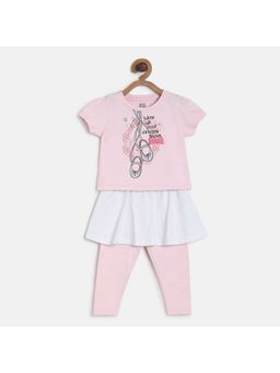 MINI KLUB - Baby Girls Multi Top & Knit Bottom (Set of 2)