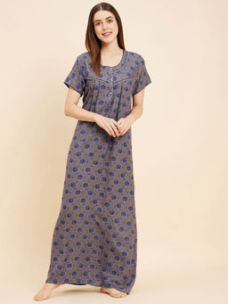 Sweet Dreams - Women Printed Night Dress