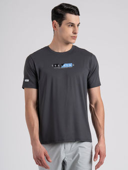 Red Tape - Men Grey Printed T-Shirt