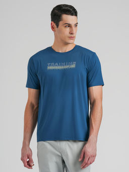 Red Tape - Men Blue Printed T-Shirt