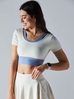 Cava Athleisure - Off White Duotone T-Shirt
