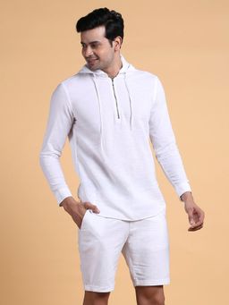 KINGDOM OF WHITE - Cocoon Zipper Hoodie and Leap Shorts (Set of 2)