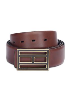 Tommy Hilfiger - Men Tan/Black Leather Hoskins Reversible Belt