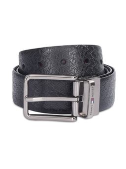 Tommy Hilfiger - Men Black/Wine Leather Griswold Reversible Belt