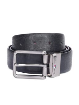 Tommy Hilfiger - Men Black/Wine Leather Pratts Reversible Belt