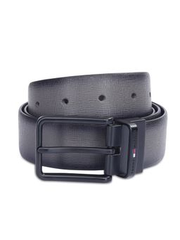 Tommy Hilfiger - Men Ash/Black Leather Pratts Reversible Belt