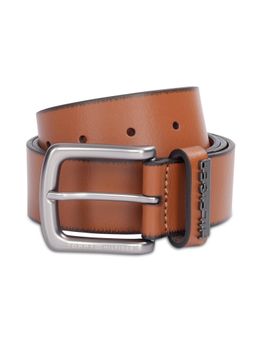 Tommy Hilfiger - Men Tan Leather Felton Non Reversible Belt