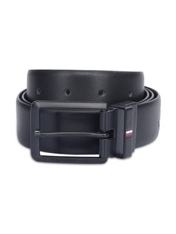 Tommy Hilfiger - Men Black Leather Lewes Reversible Belt
