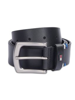 Tommy Hilfiger - Men Black Leather Algoma Non Reversible Belt