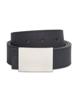 United Colors of Benetton - Men Black/Tan Leather Funaro Reversible Belt