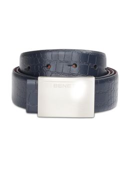 United Colors of Benetton - Men Navy/Tan Leather Romano Reversible Belt