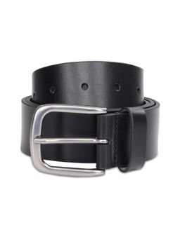 United Colors of Benetton - Black Leather Faraday Belt