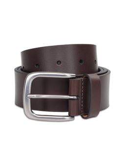 United Colors of Benetton - Brown Leather Faraday Belt