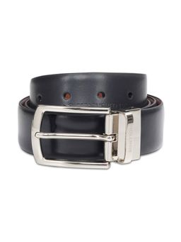 United Colors of Benetton - Navy/Tan Leather Larry Belt