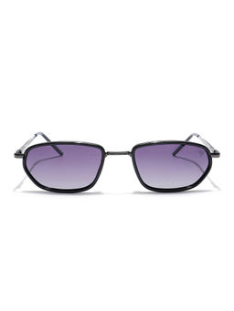 Voyage - Unisex Grey Frame Grey Lens Color Rectangle Sunglass (54)