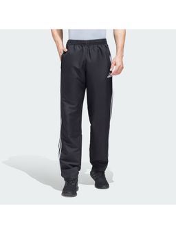 adidas - Black Polyester Stripes Trackpant