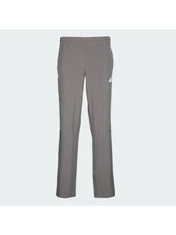 adidas - Grey Polyester Stripes Trackpant